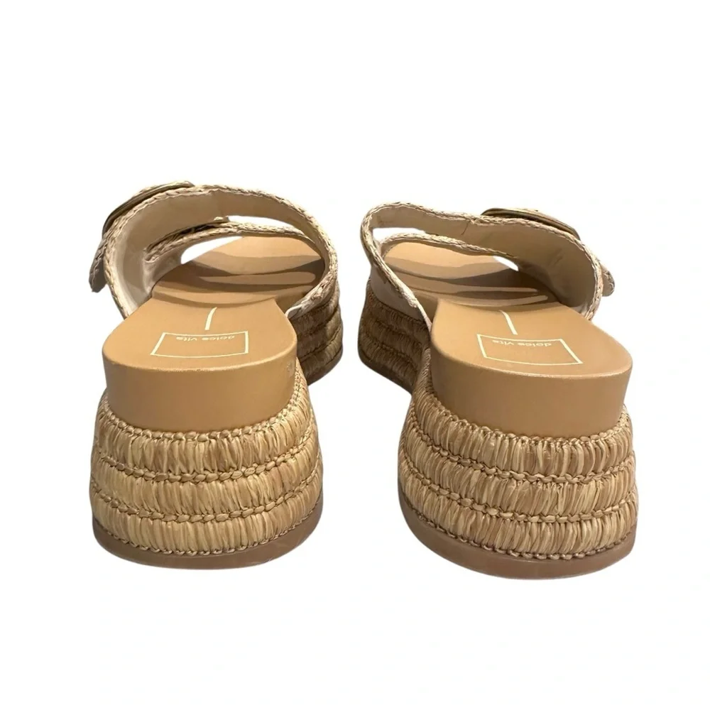 Dolce Vita Wanika Sandals Sand Nubuck Double Buckle Size 7.5